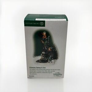 Dept 56 Dickens Village‎ Chimney Sweep & Son #58548 Christmas With Box